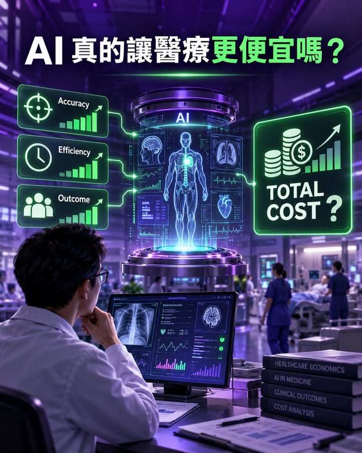 AI 真的讓醫療更便宜嗎？